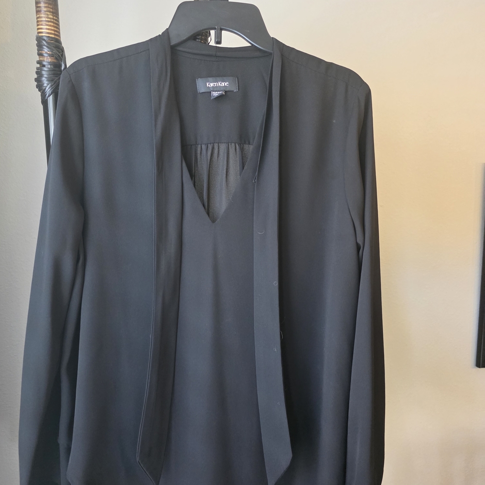 Karen Kane Black Blouse